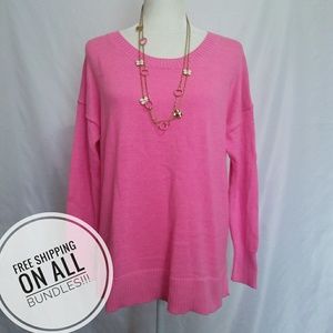 Gap large pink crew neck sweater